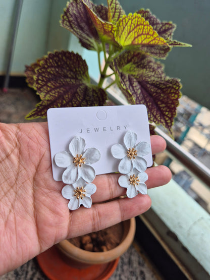 Floral Drop Earring