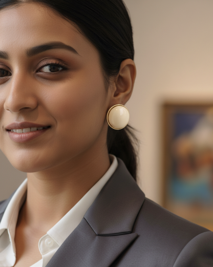 Classic Pearl Stud Earring