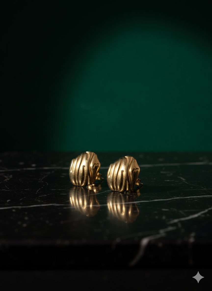 Gold Plated Stainless Steel Anti Tarnish Earring