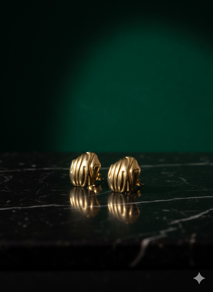 Gold Plated Stainless Steel Anti Tarnish Earring