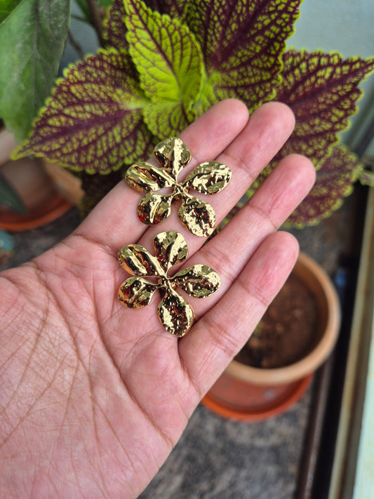 Anti-Tarnish Flower Earring