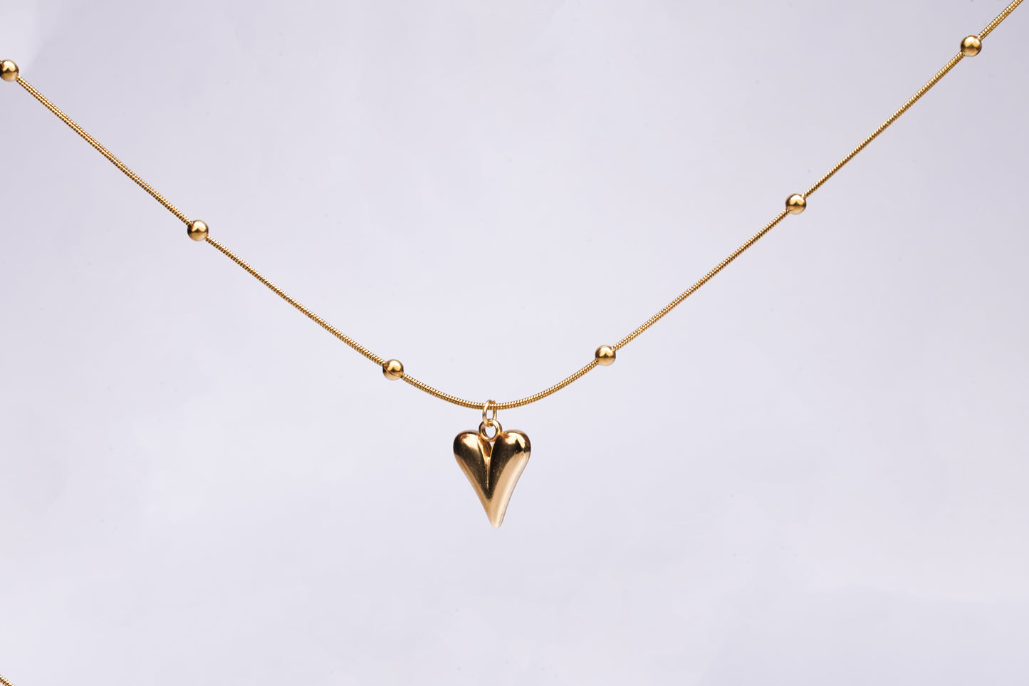 Gold-Tone Heart Pendant