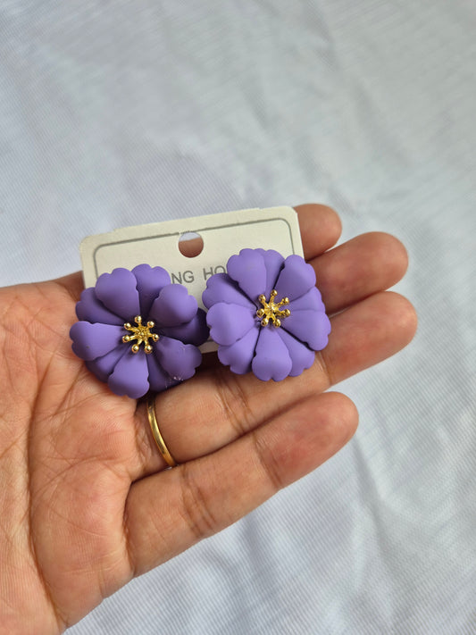 Mystic Bloom Stud Earring