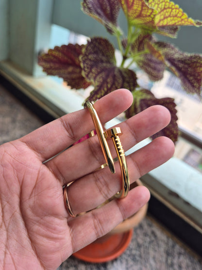 Nail Kada Bracelet(Anti tarnish)